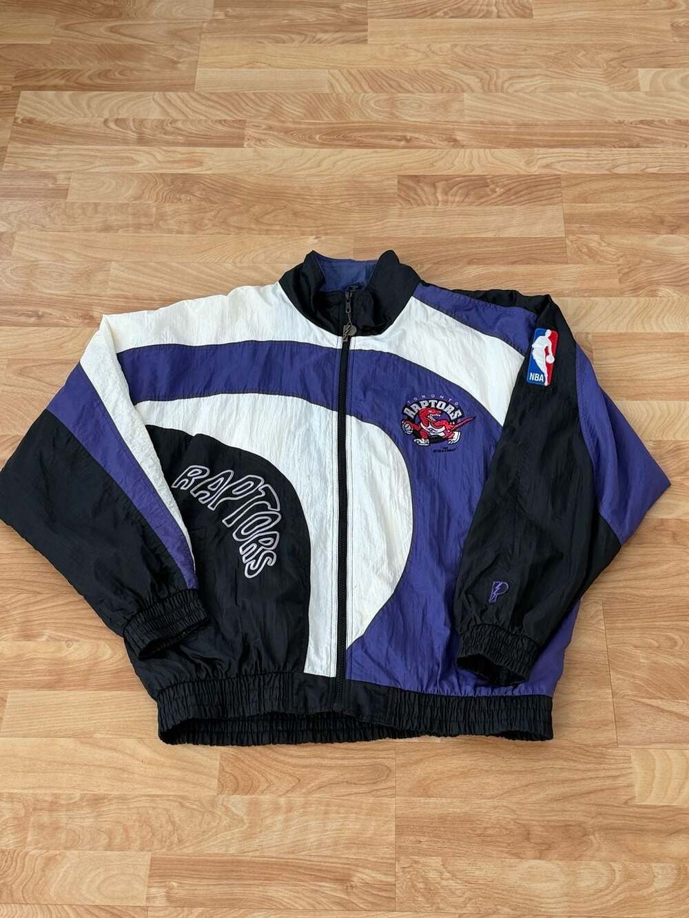 Vintage 1994 Apex One Toronto Raptors NBA Full Zip Windbreaker Jacket